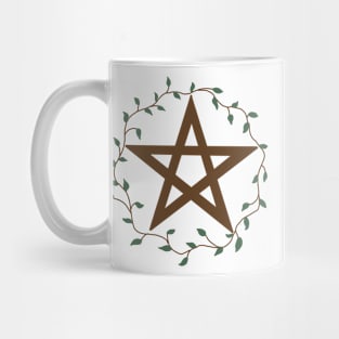 Pentacle with vines Mug